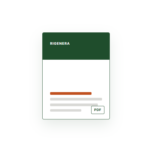 Cover of the Rigenera Solution company profile